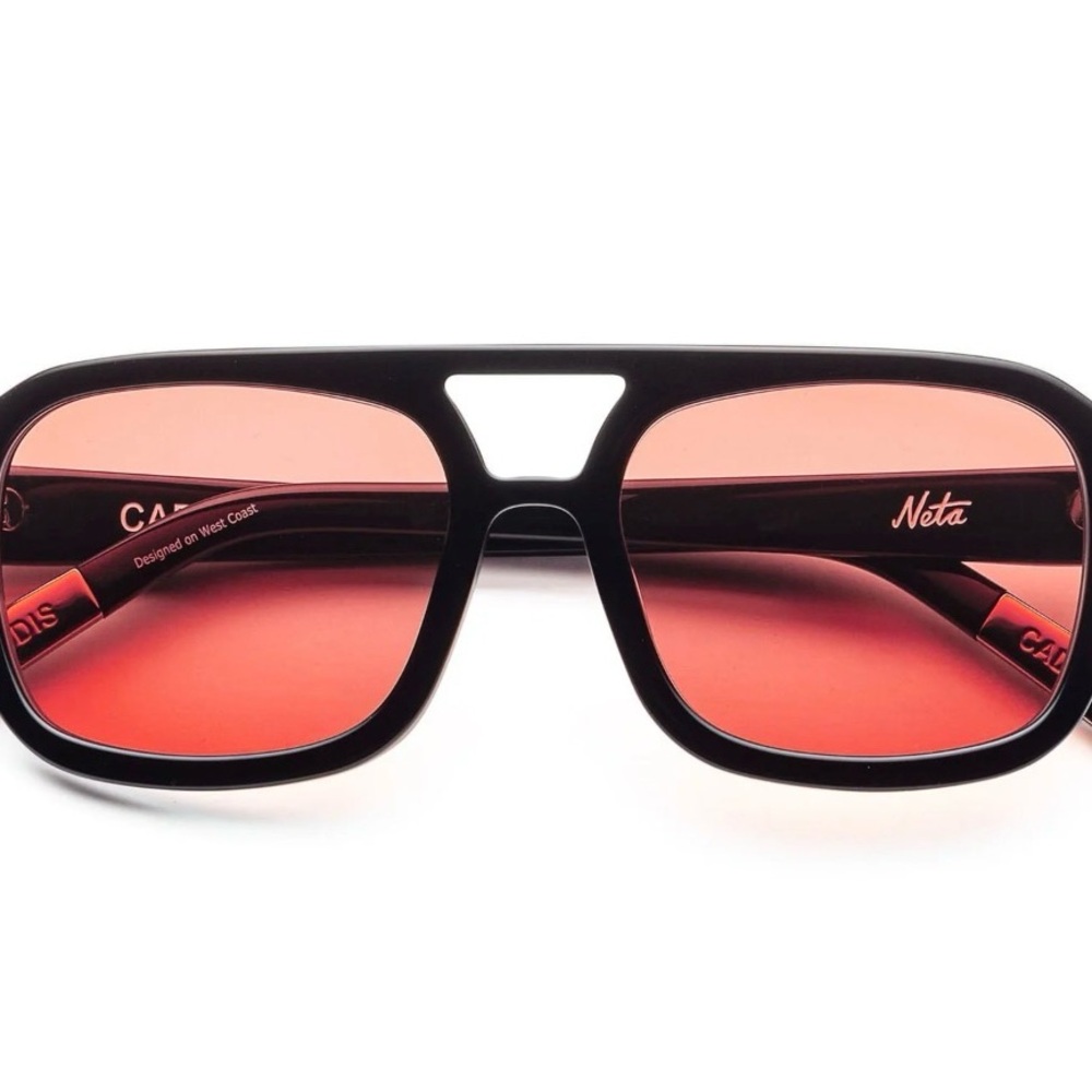 Caddis Neta Black Frame Sunglasses/Readers with Rose Lenses-Sold Out!!